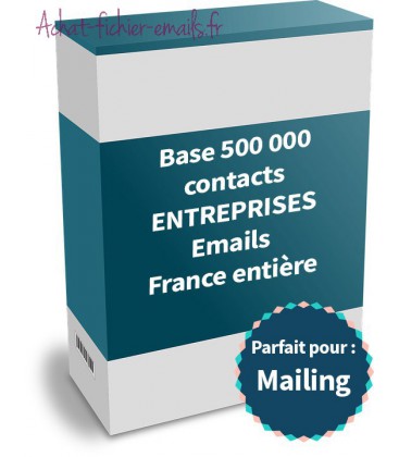 Fichier de 500.000 Emails Entreprises...