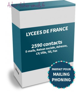 Fichier des lycées