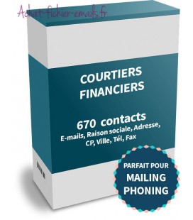 Base emails de Courtiers financiers de France