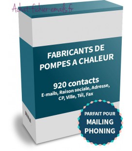 Fabricants de pompes à chaleurs